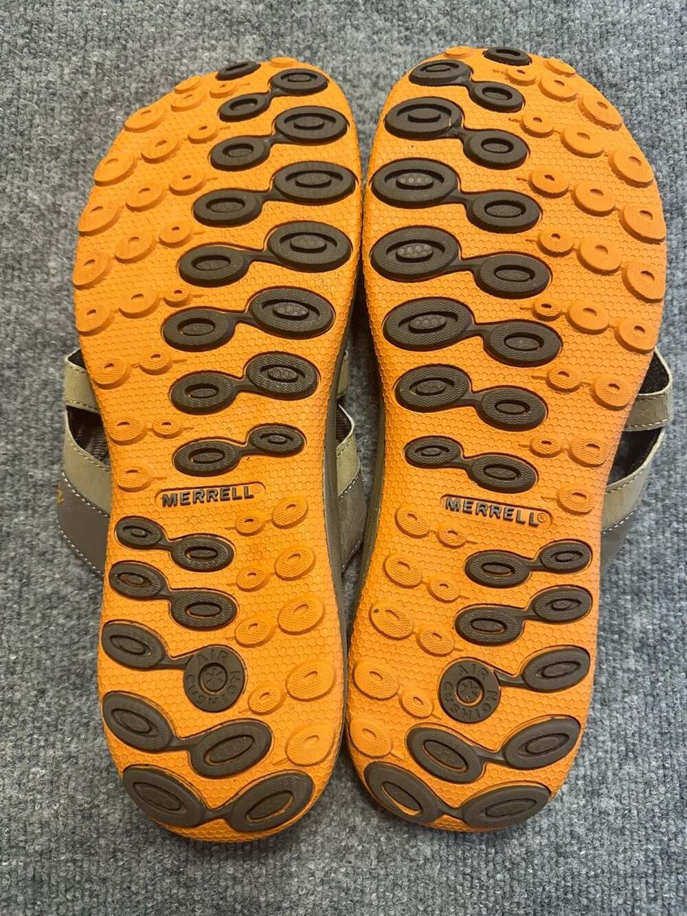 Merrell Men's Sz 15 Bungee Cord/Marmalade Performance Footwear Flip Flop Sandals